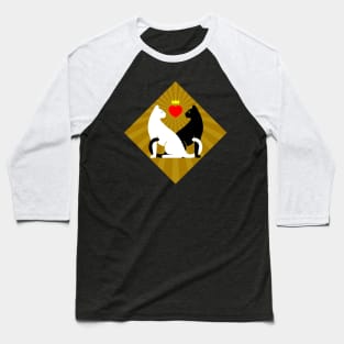 Loving Cats Baseball T-Shirt